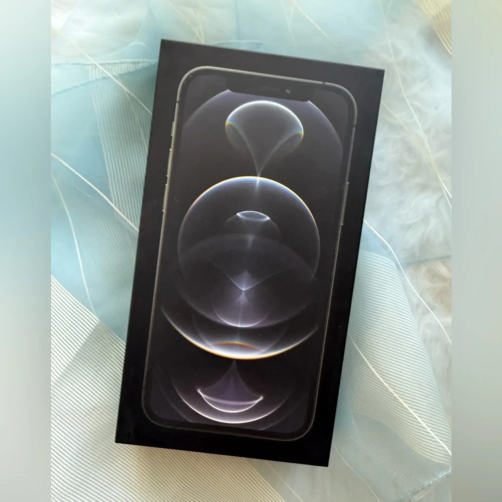 Empty iPhone 12 Pro box